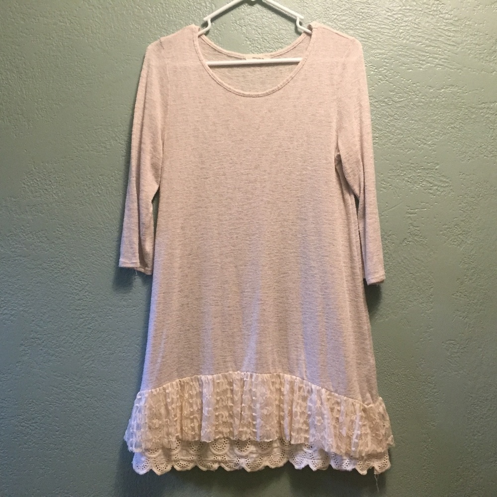 Lacy Cream Dress